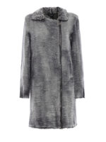 Cappotto con zip e interno in punto pelliccia