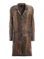 Cappotto misto cashmere effetto patchwork