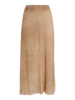 Gonna midi in lana melange