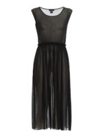 Abito smanicato in tulle