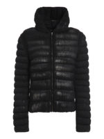 Piumino imbottito in lana con lurex