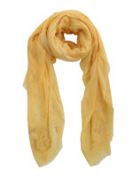 Sciarpa in misto cashmere con borchiette