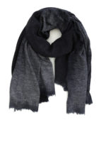 Sciarpa destroyed in cashmere e seta