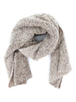 Sciarpa in boucle garzato
