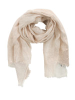 Sciarpa laminata in lino