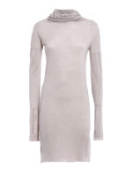 T-shirt dolcevita in maglia di lana