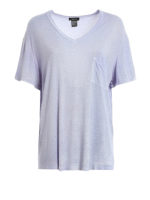 T-shirt over con tasca applicata