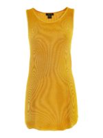 Top longuette in misto seta a costine