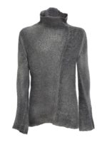 Dolcevita con pannello effetto pilling