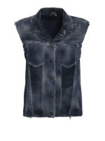 Gilet in cotone e canapa