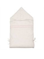 Sacco nanna imbottito bianco e rosa