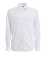 Camicia in popeline con fantasia