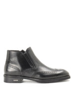Stivaletti in pelle con dettagli brogue
