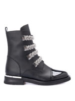 Stivaletti con cinturini preziosi