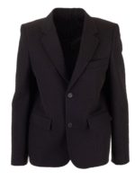 Giacca Curved Shoulder nera