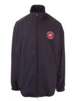 Giubbino blu con ricamo logo