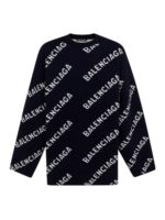 Maglione con motivo logo