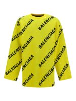 Girocollo in misto lana con logo