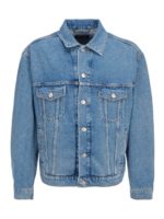 Giacca in denim stampa Languages