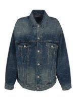 Giacca in denim con logo