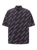 Camicia con logo all over