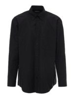 Camicia nera con logo lettering