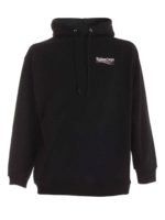 Felpa nera con logo Balenciaga