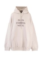 Felpa Paris Fashion Week grigia