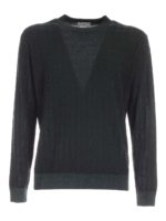 Pullover girocollo verde