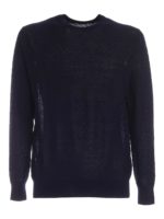 Pullover motivo a rombi blu