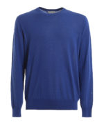 Pullover girocollo in cotone pettinato