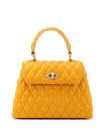 Borsa in pelle Diamond extra small gialla