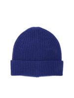 Berretto blu in cachemire
