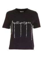 T-shirt ricamo Ballantyne nera