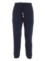 Pantalon blu con fasce laterali