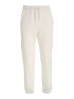 Pantalone in felpa color avorio