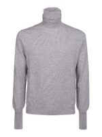 Pull Col Roule - Gris Clair