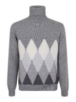 Dolcevita in cashmere a rombi