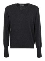 Pullover in cashmere con scollo a V