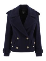 Giacca in misto lana con bottoni dorati