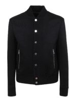 Maglioncino stile bomber in misto lana