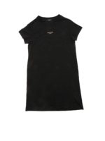 Abito nero con ricamo lame