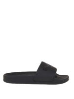 Ciabatte in gomma con logo tono su tono