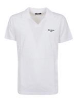 Polo con logo floccato