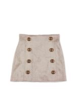 Gonna effetto metallizzato oro