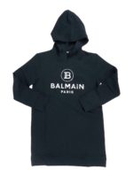 Felpa con cappuccio e logo stampato