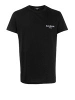 T-shirt nera Balmain Paris