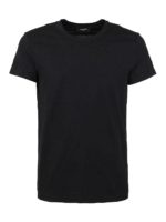 T-shirt con logo goffrato