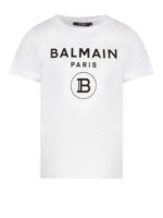 T-shirt in jersey con stampa del logo