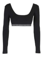 T-shirt a maniche lunghe con logo